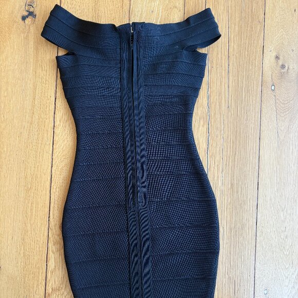 Katie J NYC black bandage dress tween size small - Picture 4 of 6